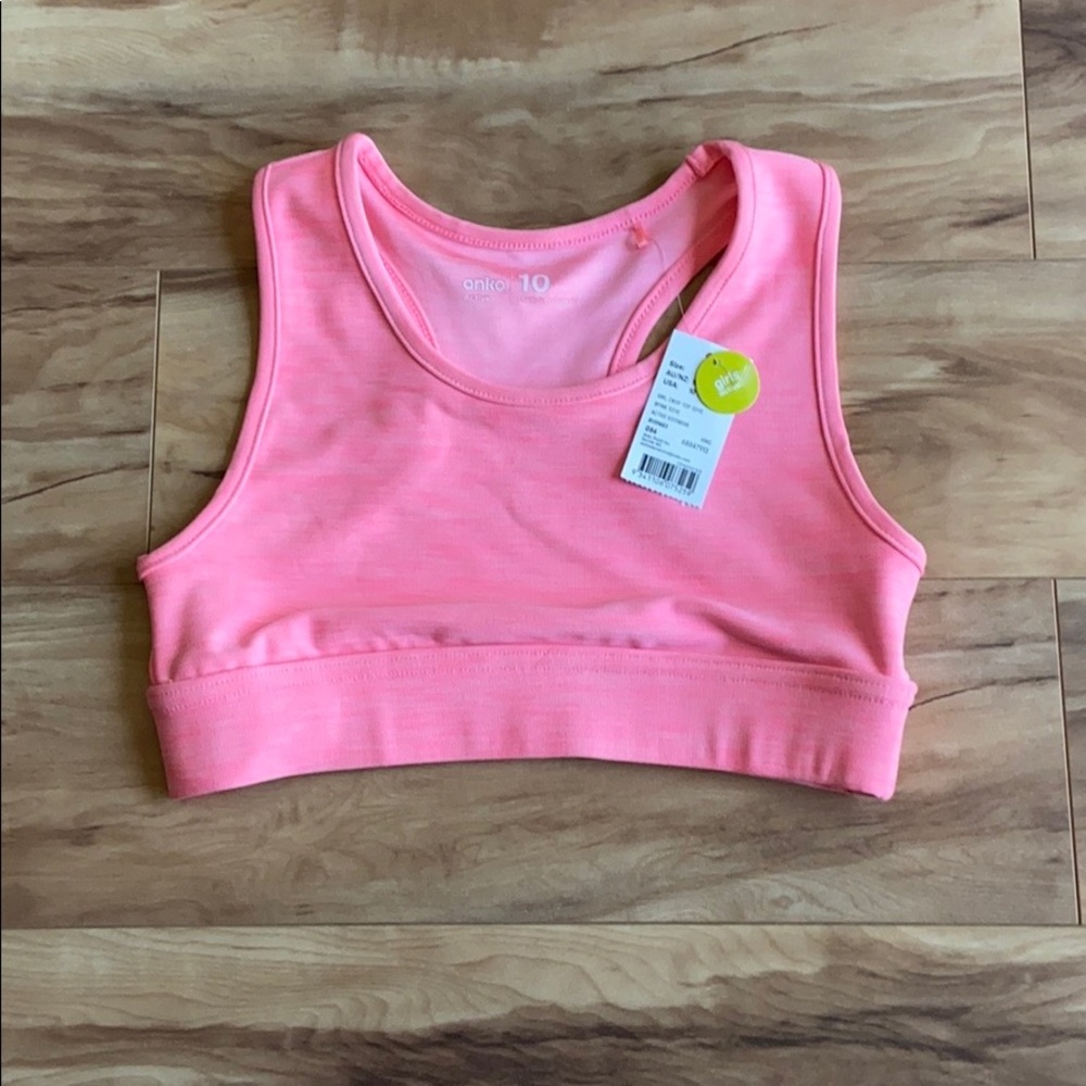 Anko girl’s active wear crop top